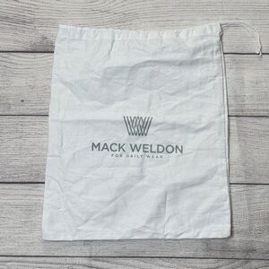 Mack Weldon White Drawstring Dust‎ Bag
